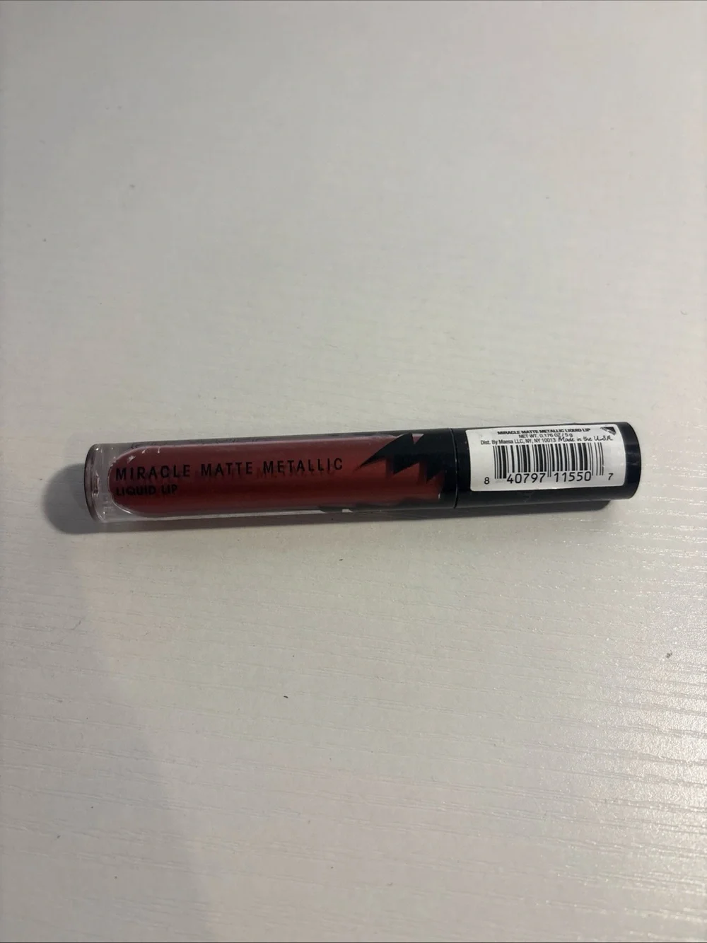 NEW Flower Beauty Miracle Matte Finish Metallic Liquid Lip #30 POISON PLUM.